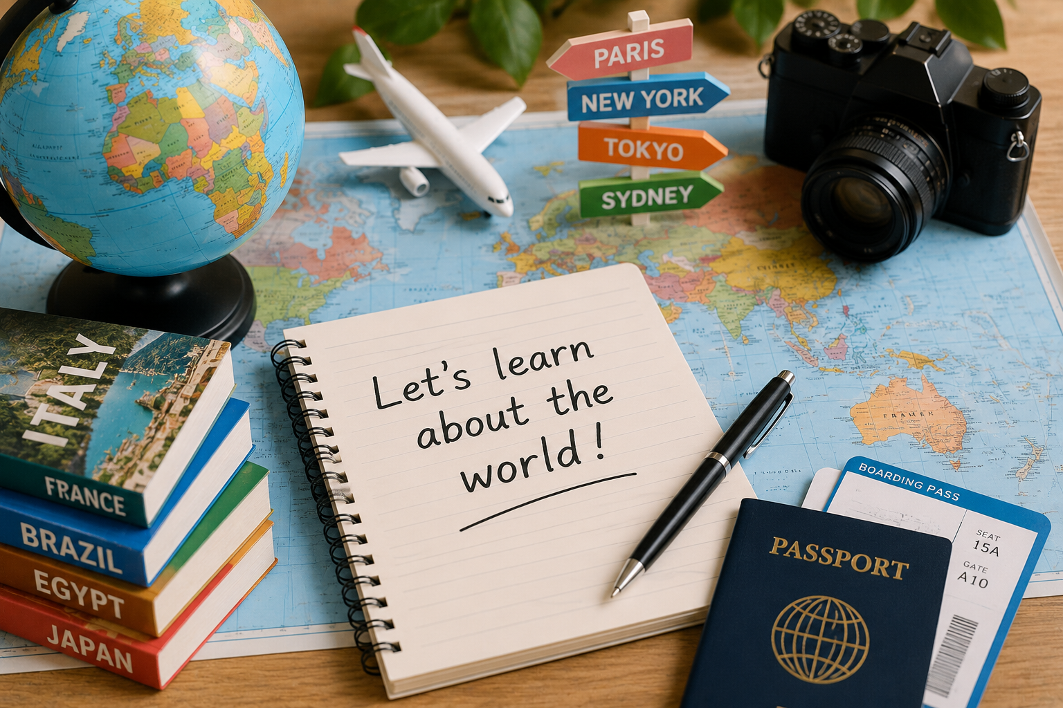 🆕短期：英語で学ぶ世界の国々